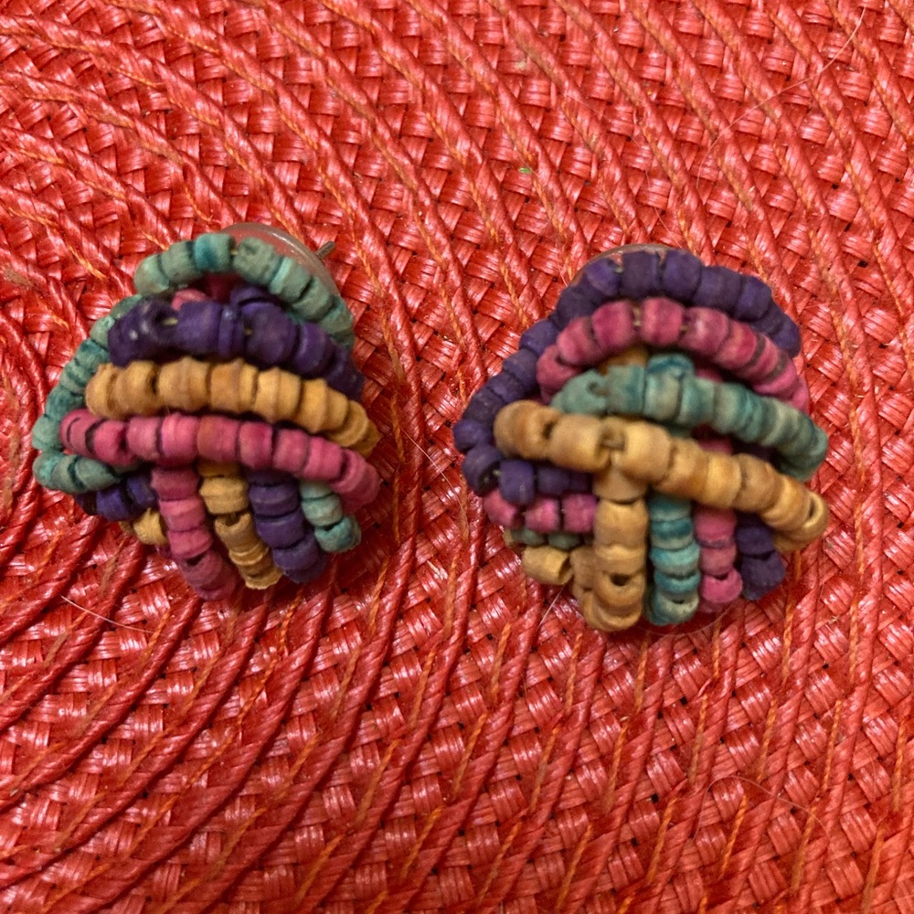 Bundle 5, get 20% off - Colorful Beaded Knot Earrings